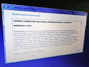 windows 8 warunki licencji