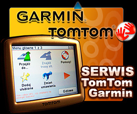 TOMTOM GARMIN NAWIGACJE serwis www.enkomp.pl